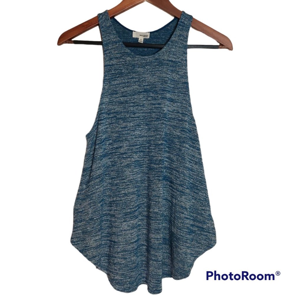 Wilfred Free Heathered Blue Swing Tank Top - Size M